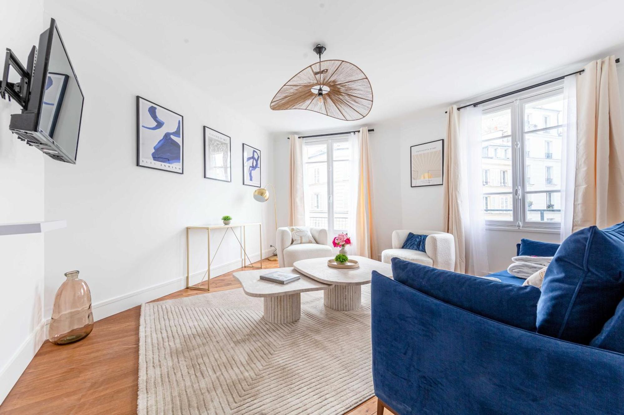 Bright & Charming - 1br-4p - Montmartre Appartement